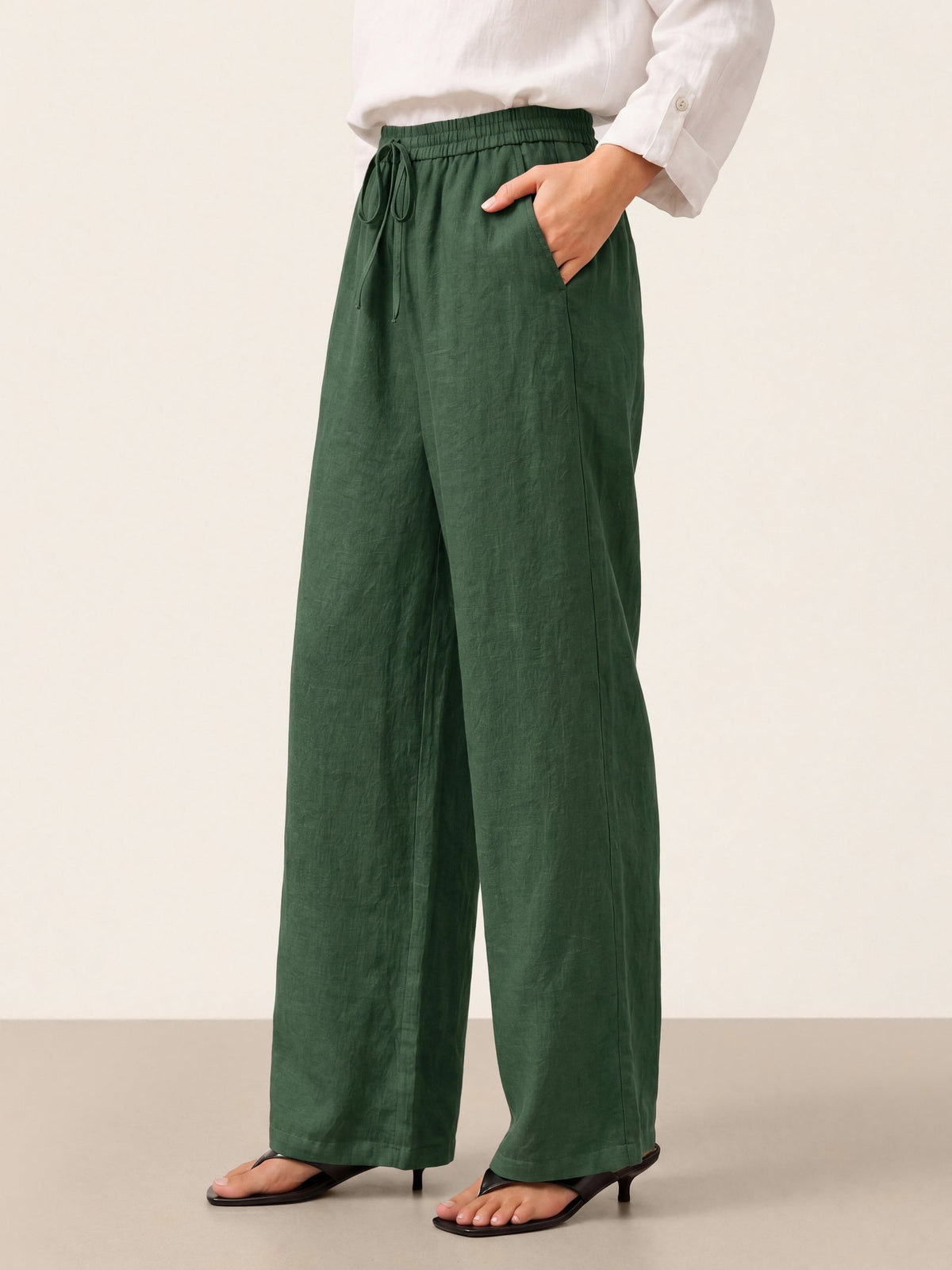 Linen Trousers – Noor by Maravesse (50)