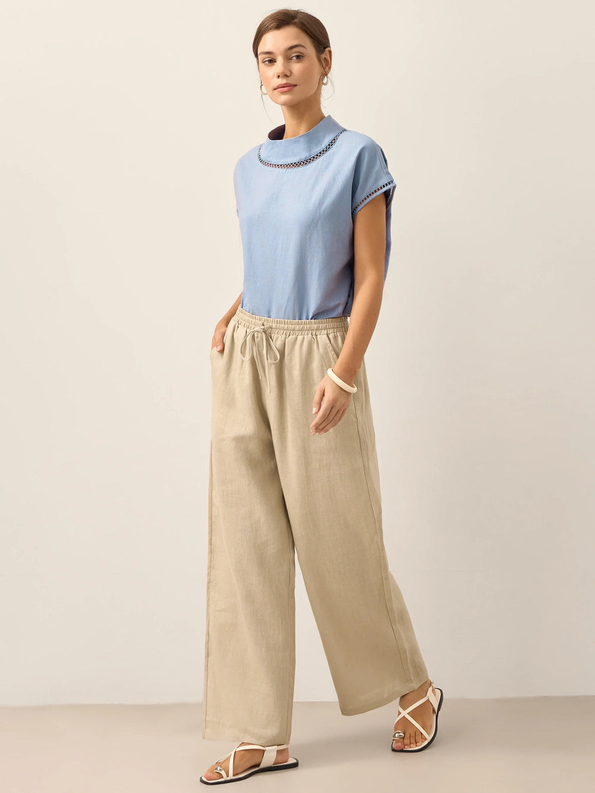 Linen Trousers – Noor by Maravesse (36)