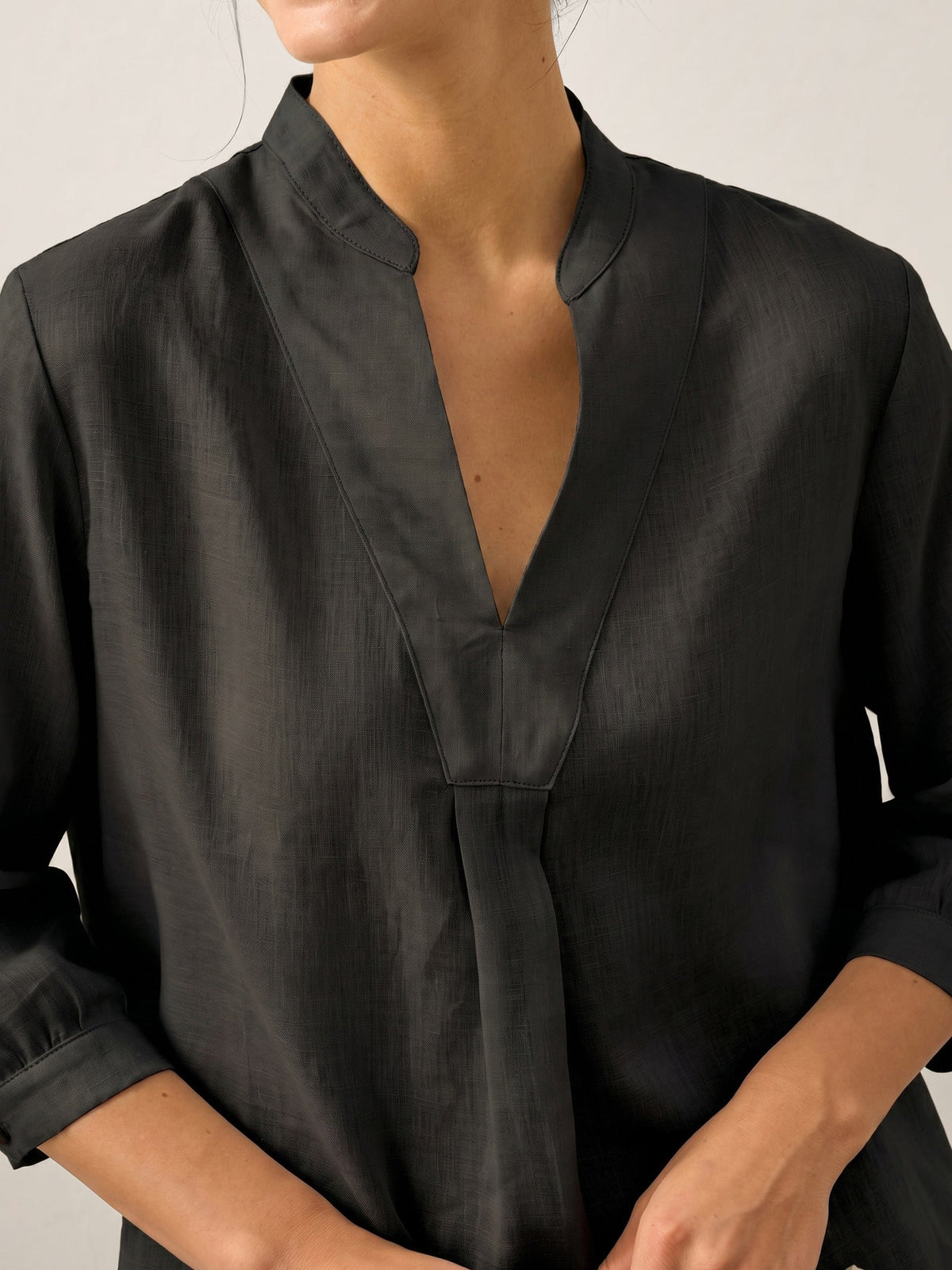 A-Line Linen Blouse – Delphine by Maravesse (37)