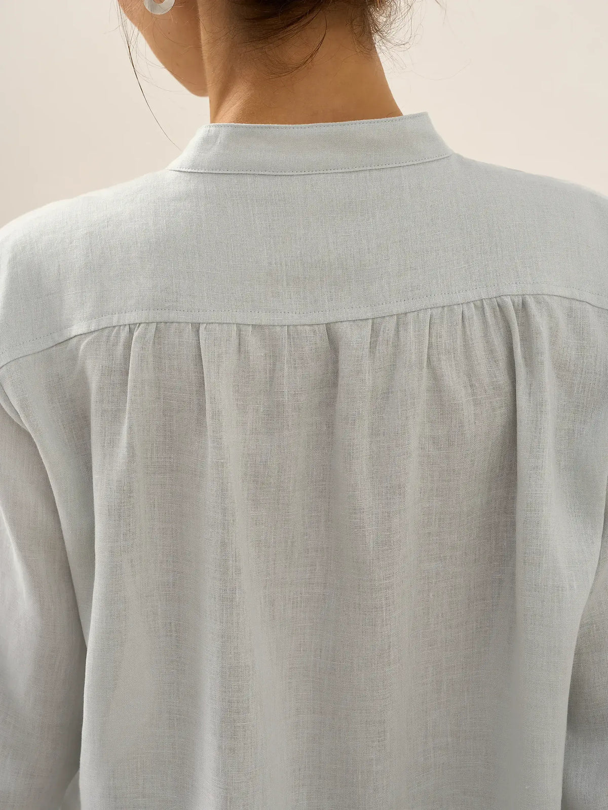 A-Line Linen Blouse – Delphine by Maravesse (32)