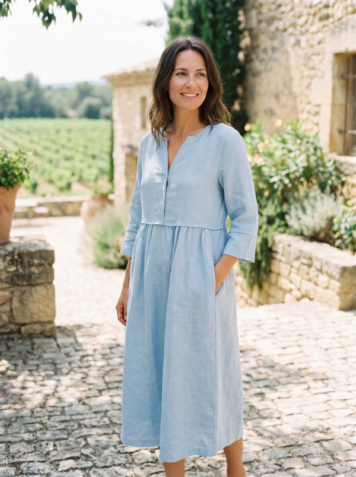 Linen Midi Dress – Odette by Maravesse (37)