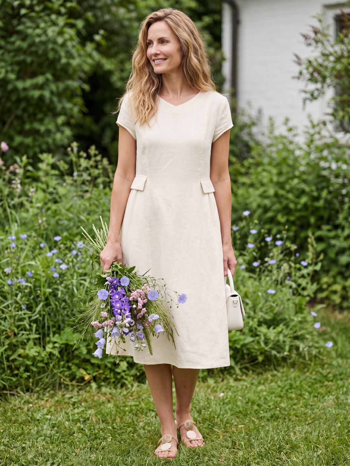 Linen Midi Dress – Romy by Maravesse (13)