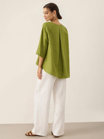 Linen Blouse – Mirabel by Maravesse (18)