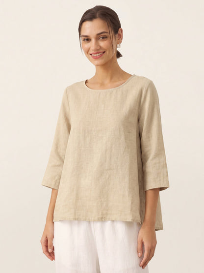 Linen Blouse – Mirabel by Maravesse (32)