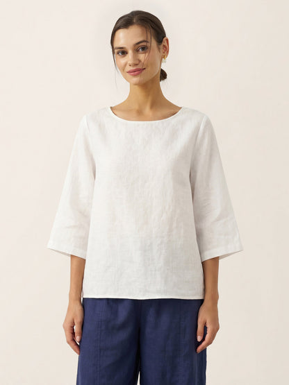 Linen Blouse – Mirabel by Maravesse (38)