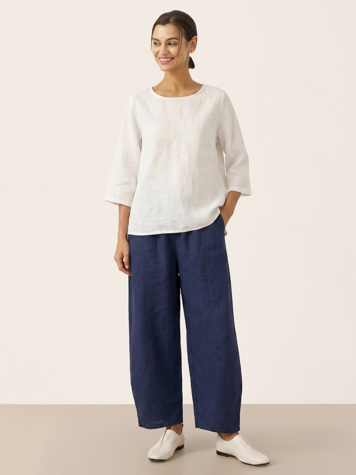 Linen Blouse – Mirabel by Maravesse (40)