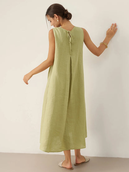 Linen Maxi Dress – Ines by Maravesse (4)