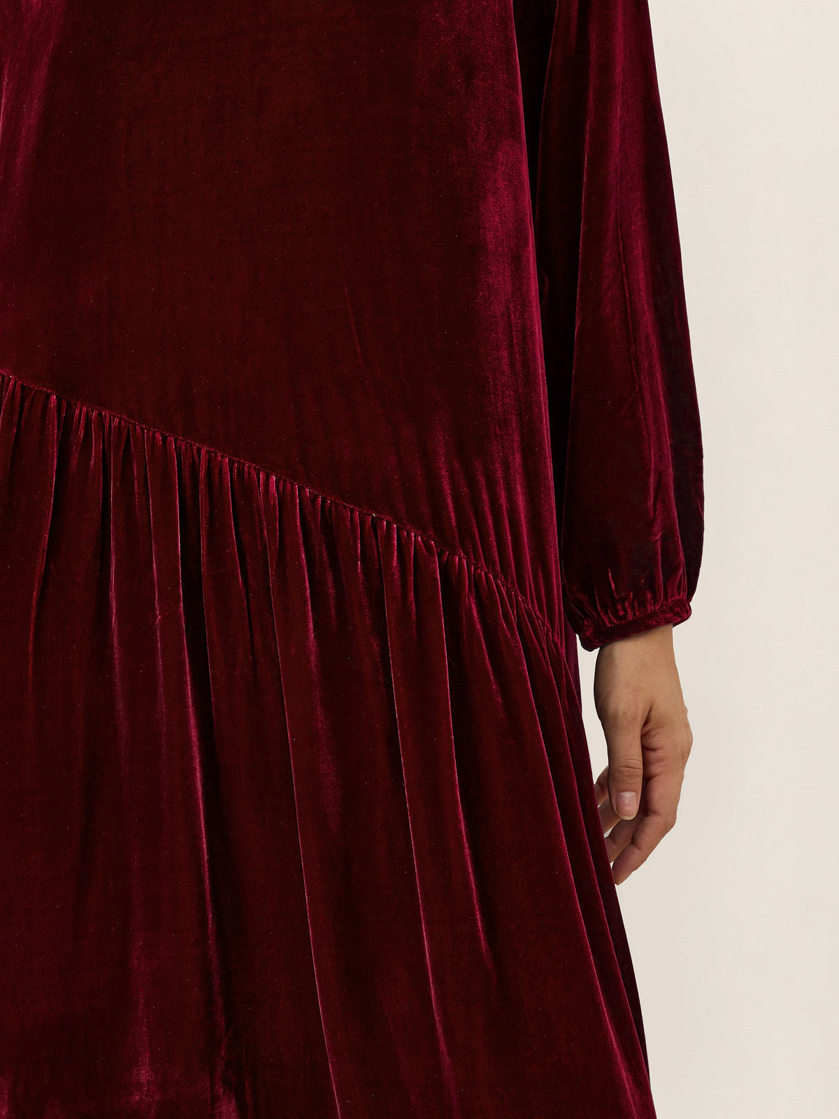Silk Velvet Midi Dress – Lena by Maravesse (17)