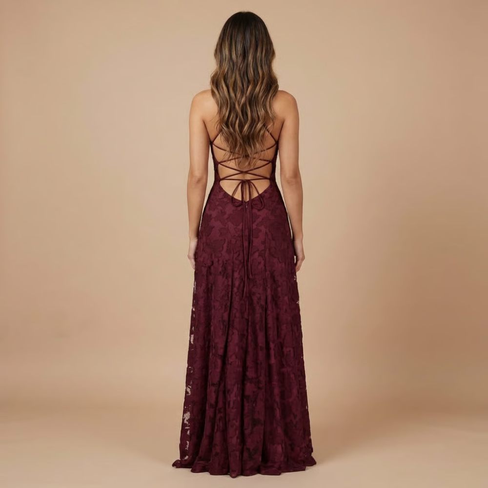 Lace Maxi Dress – Saskia by Maravesse (2)