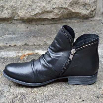 Leather Boots in Black – Isadora by Maravesse