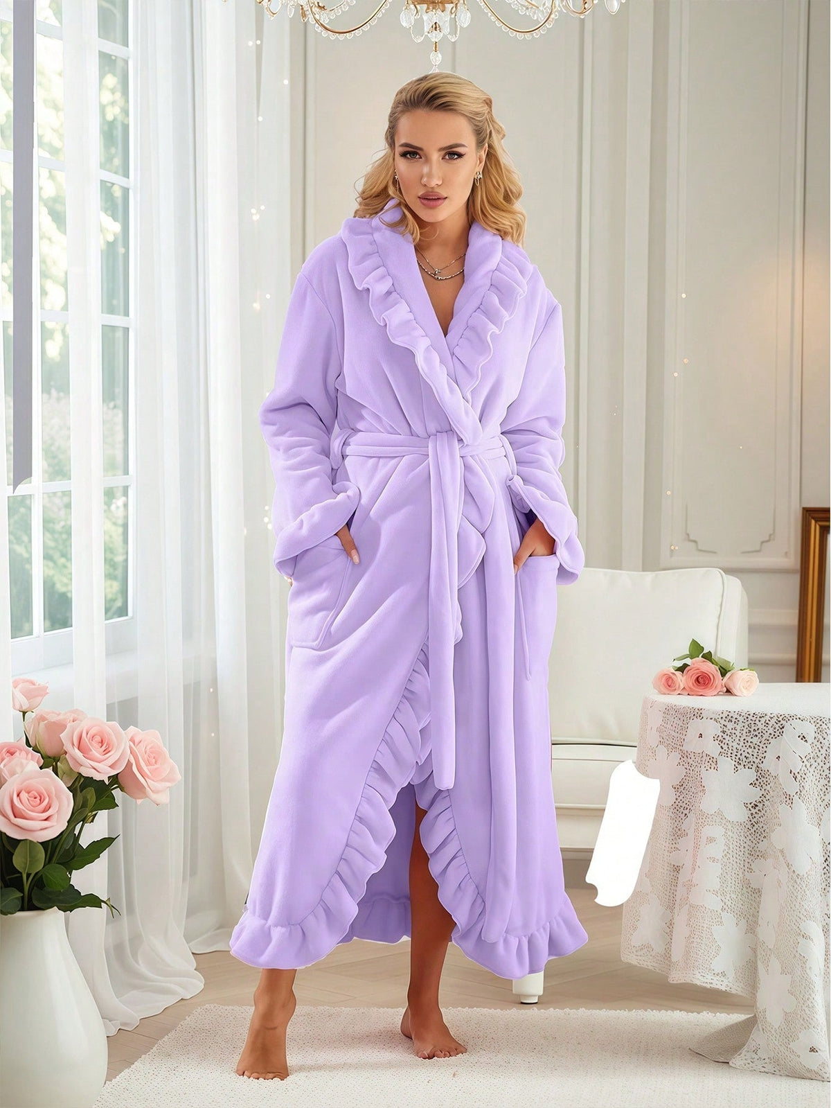 Ruffle Robe – Valentina by Maravesse (8)