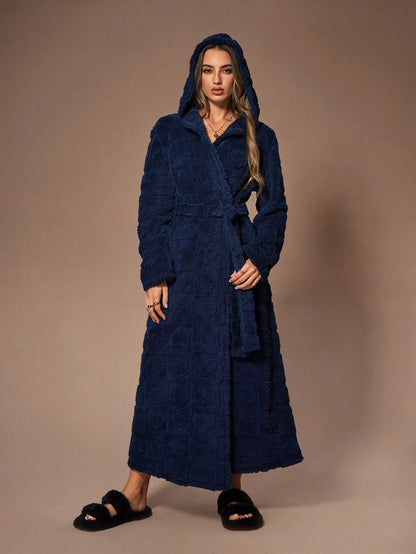 Robe in Navy Blue – Lucille by Maravesse