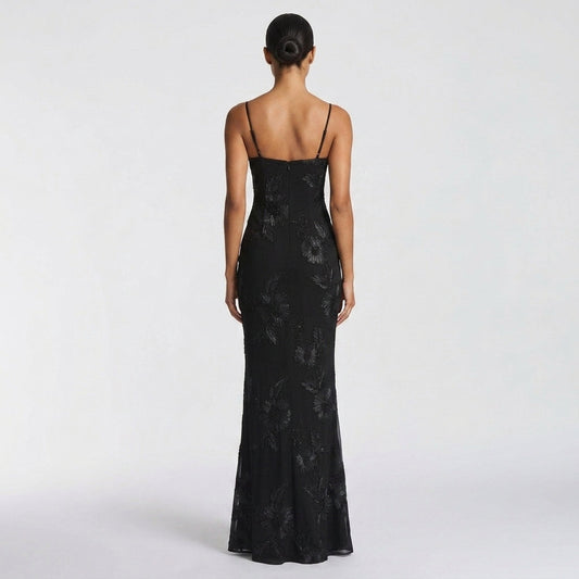 Lace Corset Maxi Dress – Odile by Maravesse (2)