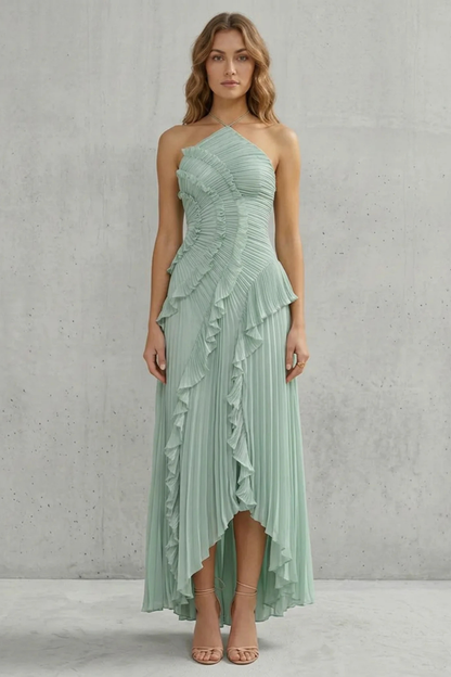 Ruffle Pleated Maxi Dress – Genevieve by Maravesse (19)