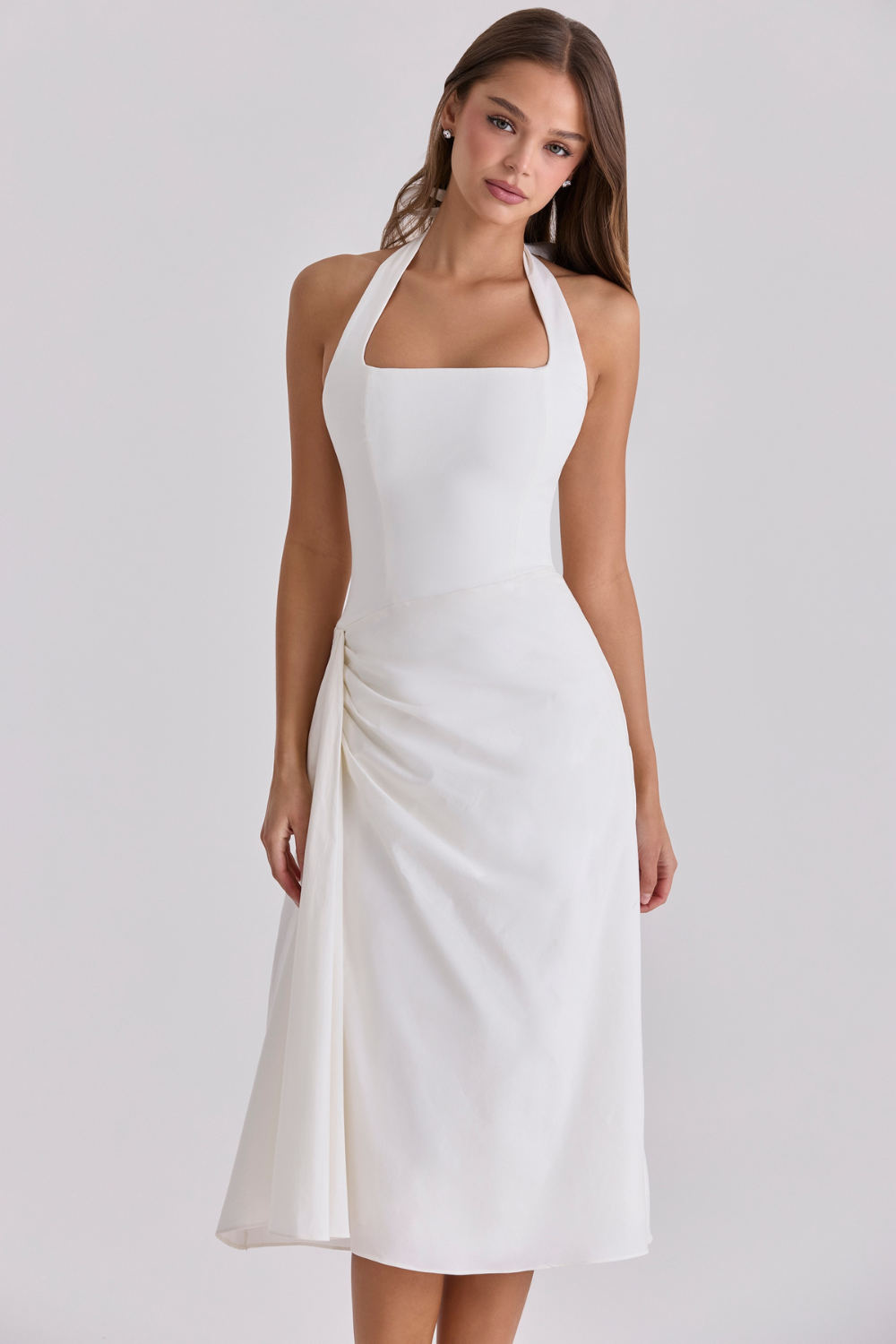Halter Midi Dress – Irene by Maravesse