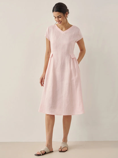 Linen Midi Dress – Romy by Maravesse (11)