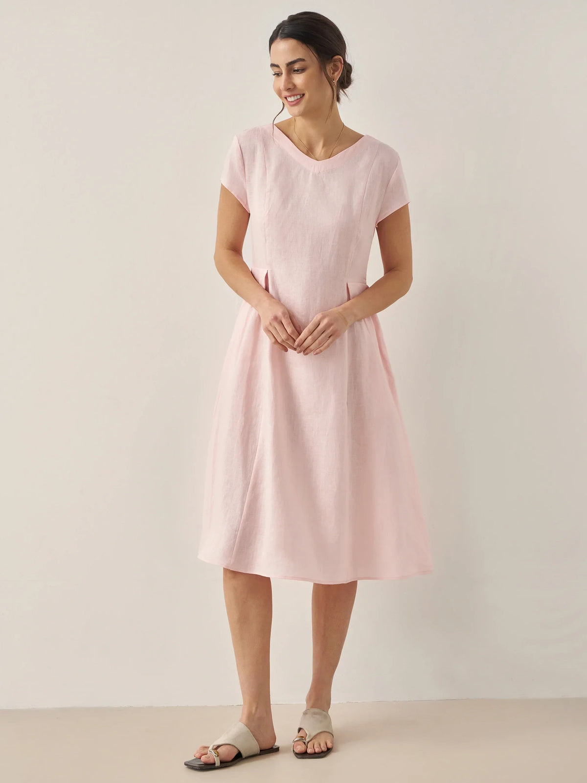 Linen Midi Dress – Romy by Maravesse (10)