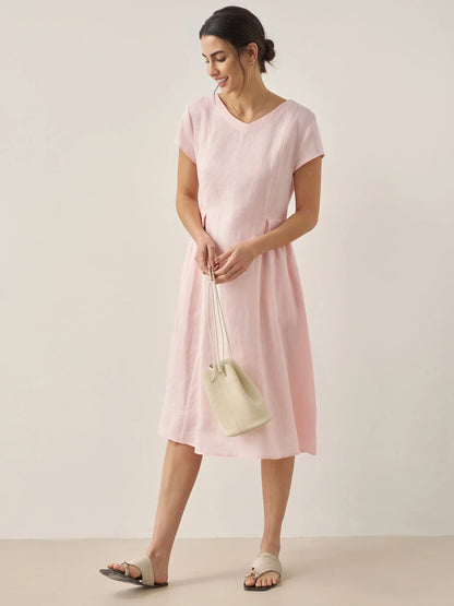 Linen Midi Dress – Romy by Maravesse (8)