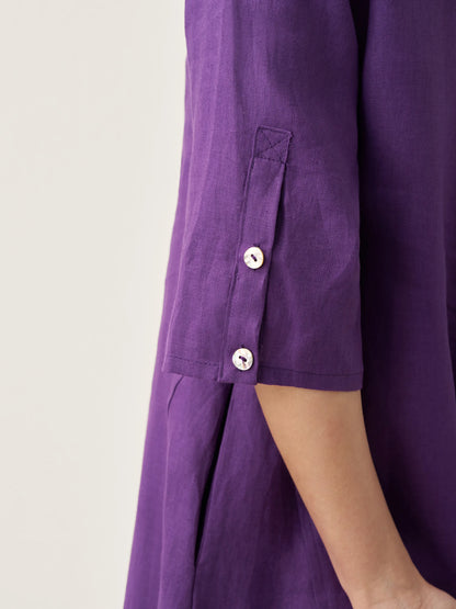 Linen Midi Dress – Noor by Maravesse (10)