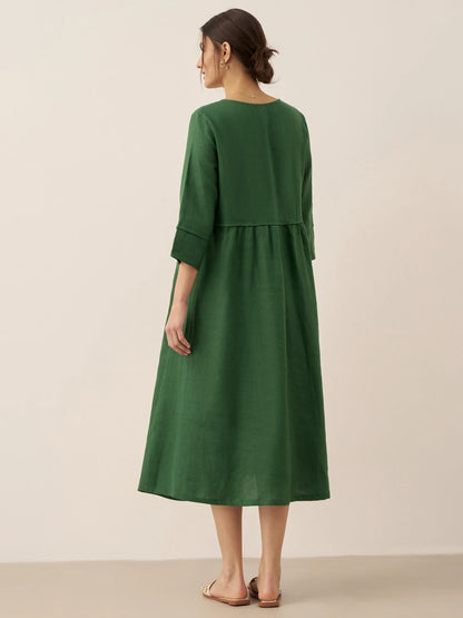 Linen Midi Dress – Odette by Maravesse (28)