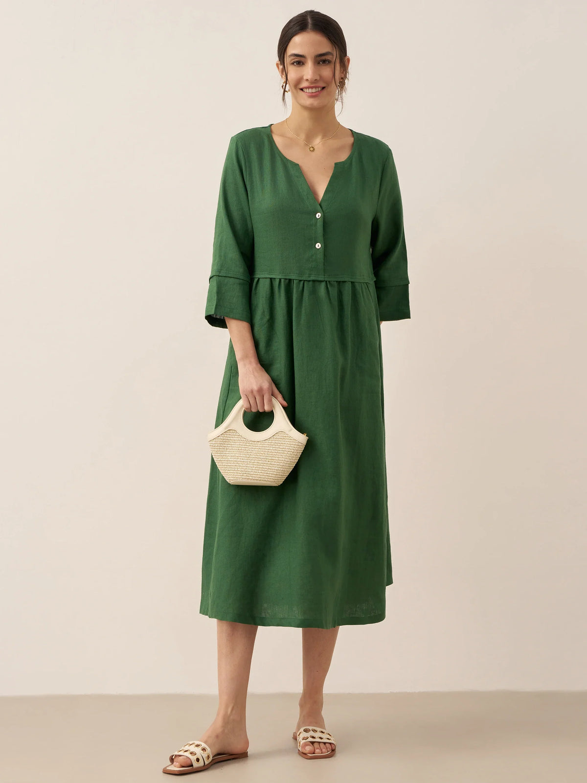 Linen Midi Dress – Odette by Maravesse (31)