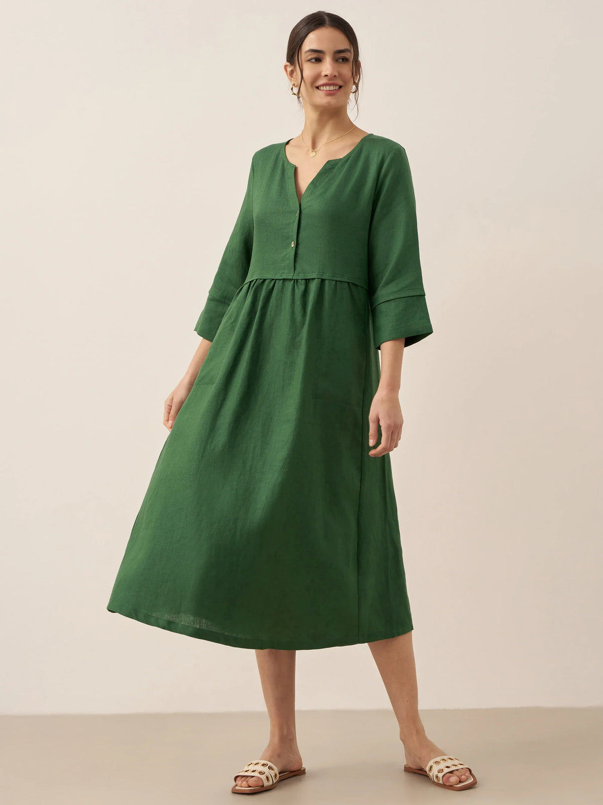 Linen Midi Dress – Odette by Maravesse (29)