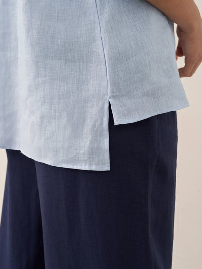 A-Line Linen Blouse – Delphine by Maravesse (20)