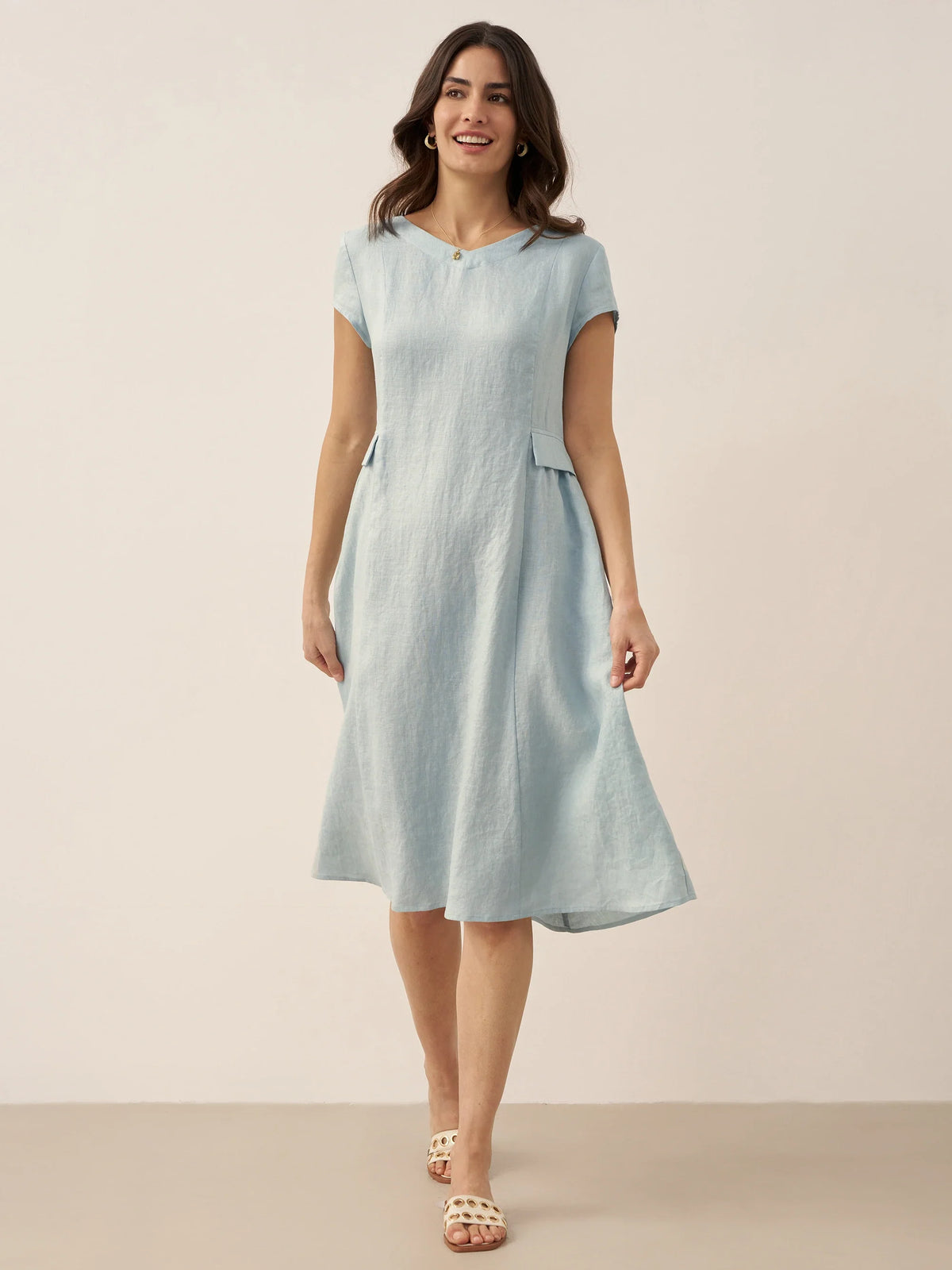 Linen Midi Dress – Romy by Maravesse (26)