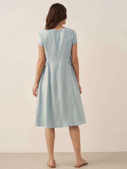Linen Midi Dress – Romy by Maravesse (28)