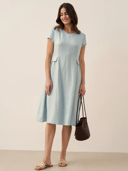 Linen Midi Dress – Romy by Maravesse (30)