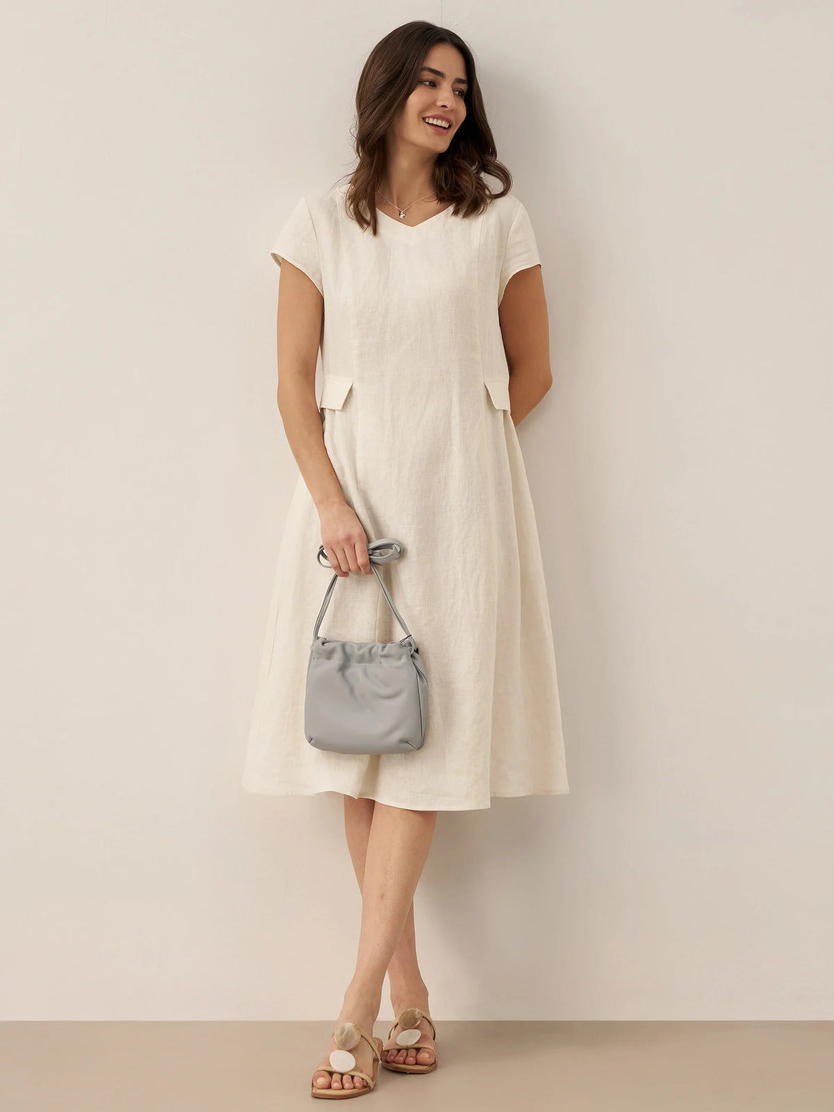 Linen Midi Dress – Romy by Maravesse (22)