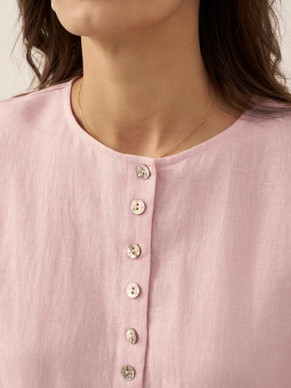 Linen Blouse – Odette by Maravesse (17)