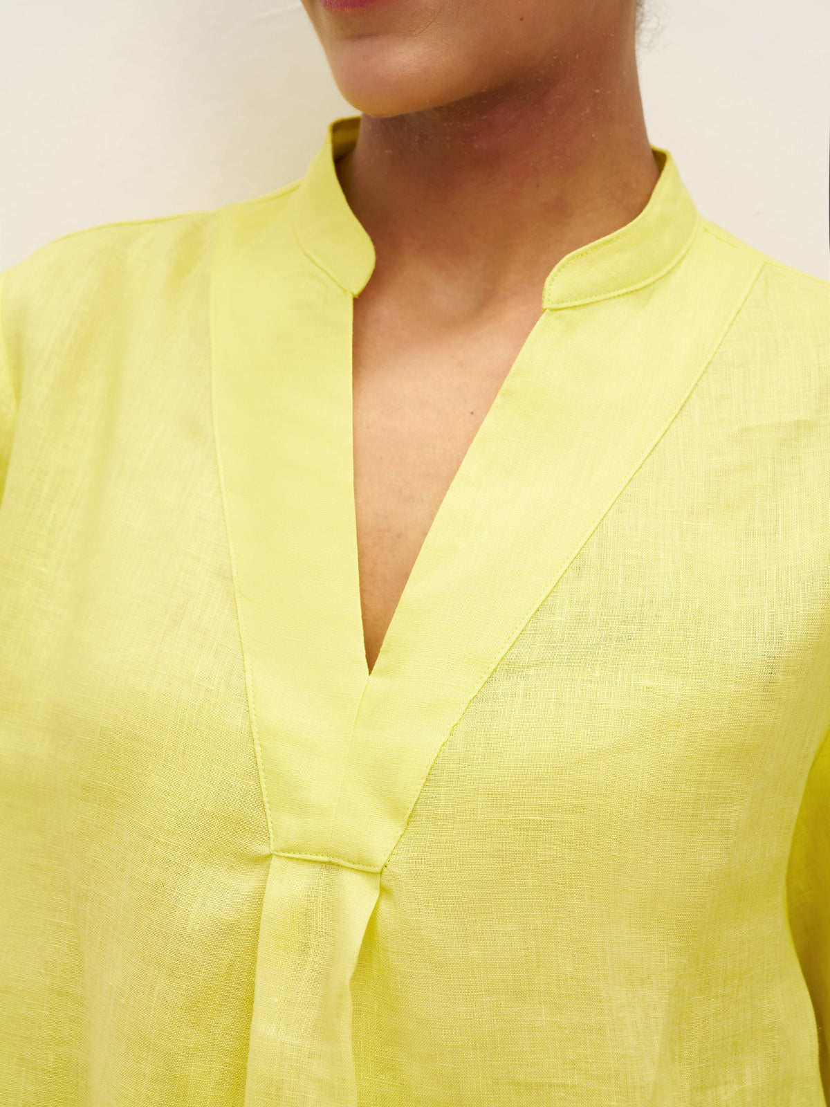 A-Line Linen Blouse – Delphine by Maravesse (59)