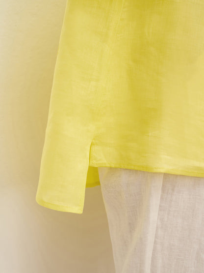 A-Line Linen Blouse – Delphine by Maravesse (60)
