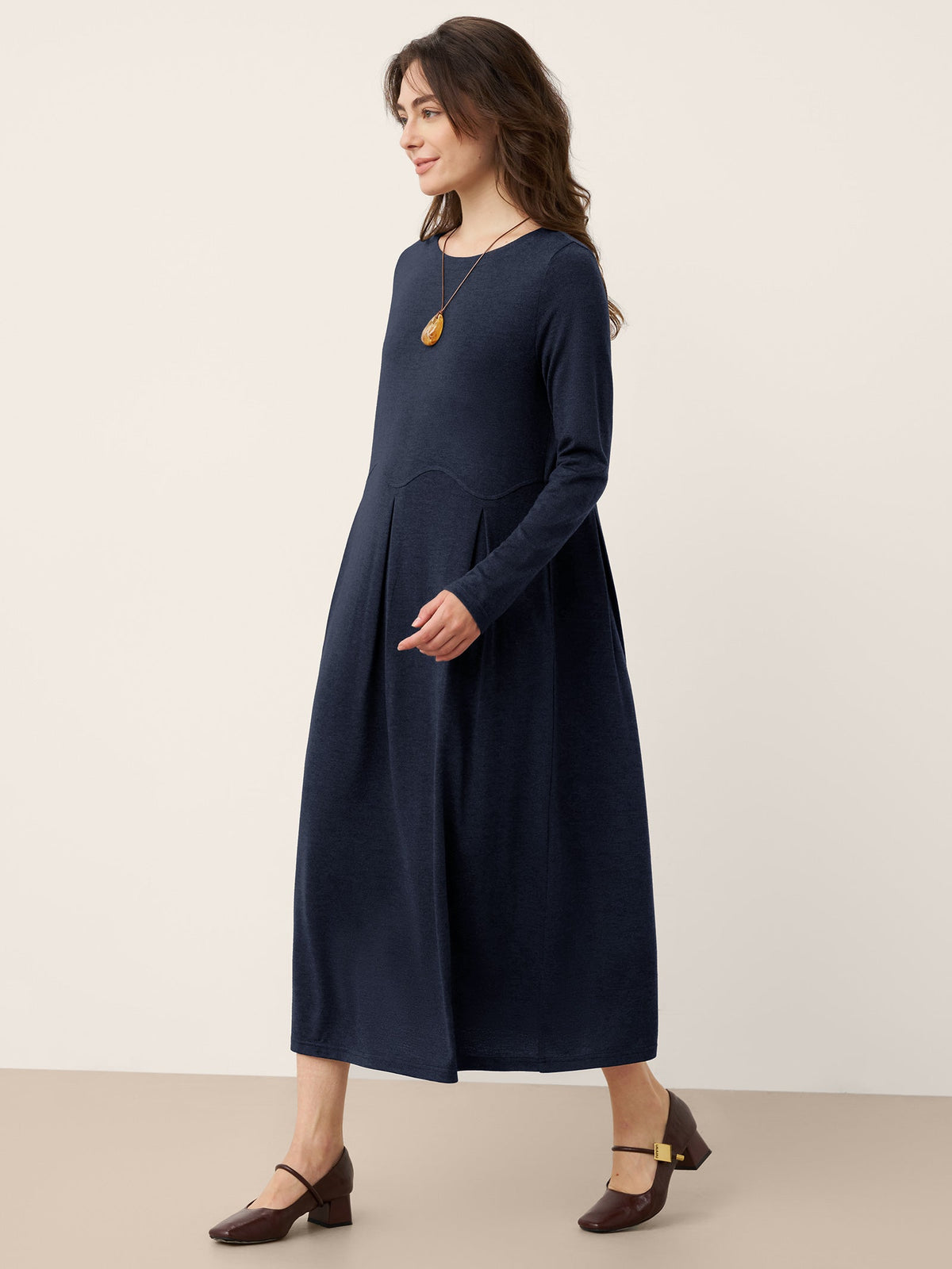 Wool Midi Dress – Sabine by Maravesse (27)
