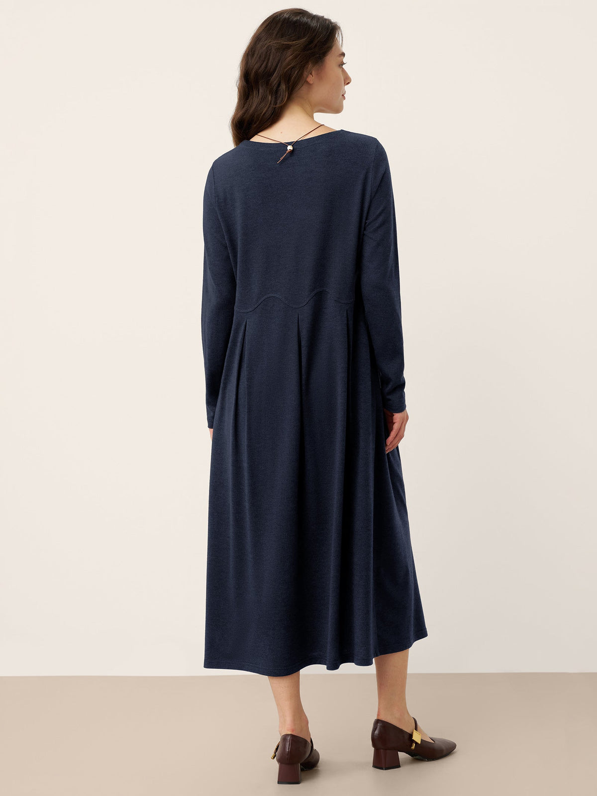 Wool Midi Dress – Sabine by Maravesse (29)