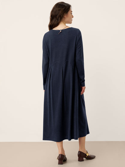 Wool Midi Dress – Sabine by Maravesse (29)