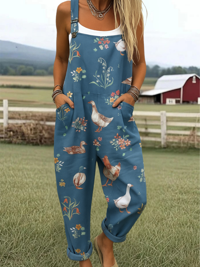 Vintage Jumpsuit in Blue – Isolde by Maravesse