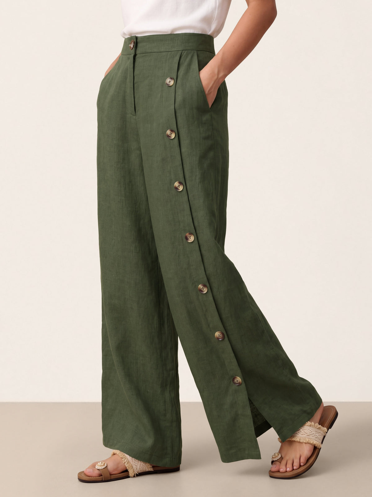 Linen Trousers – Lucille by Maravesse (31)