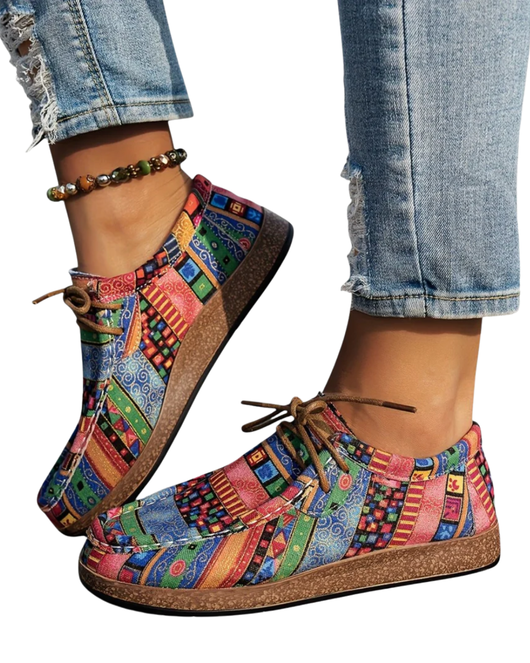 Sneakers in Green – Anouk by Maravesse
