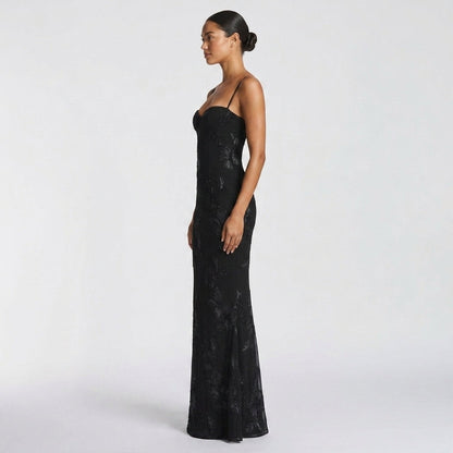 Lace Corset Maxi Dress – Odile by Maravesse (4)