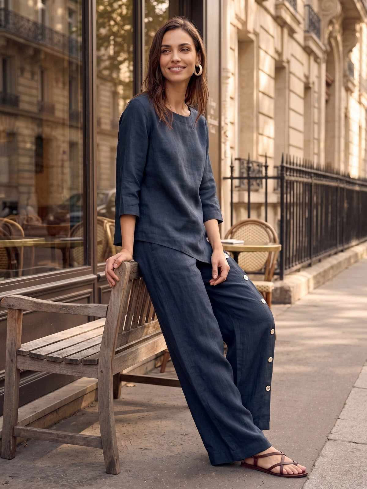 Linen Blouse – Valentina by Maravesse (19)