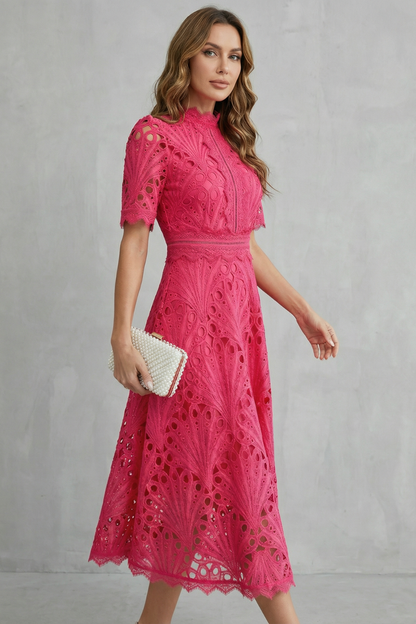 Lace Midi Dress – Fleur by Maravesse (3)