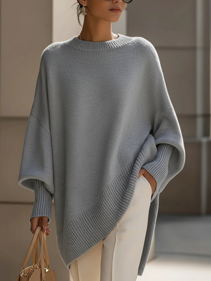 Oversized Cardigan in Grey – Noor by Maravesse