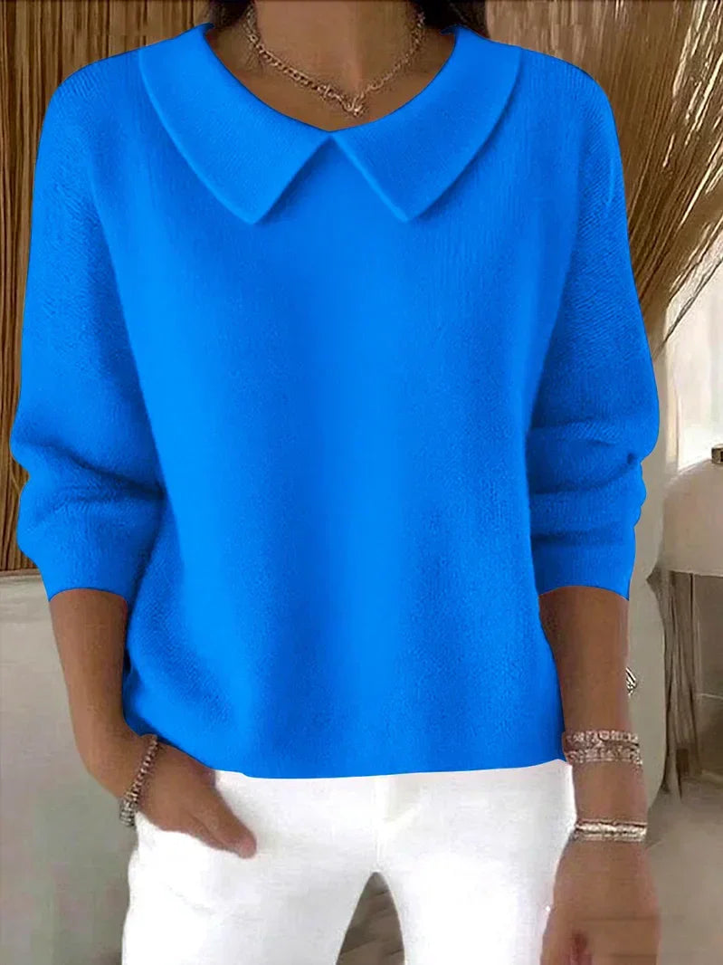 Timeless Jumper in Blue – Georgiana by Maravesse