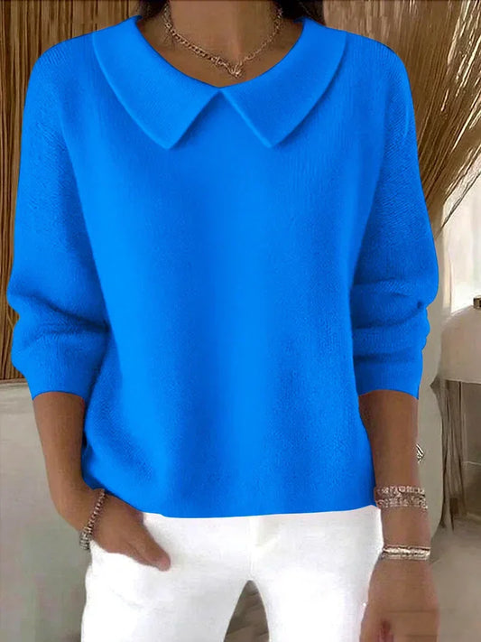 Timeless Jumper in Blue – Georgiana by Maravesse