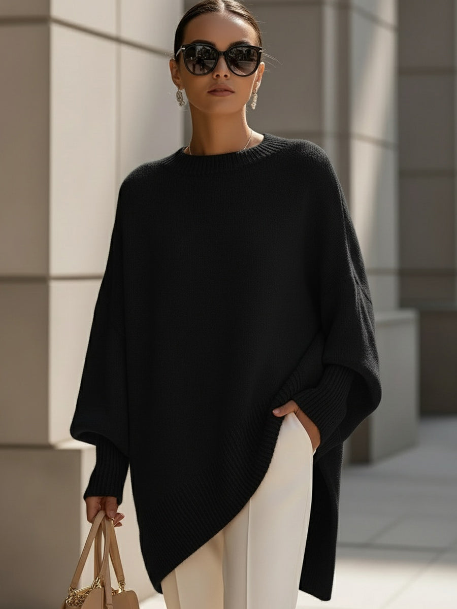 Oversized Cardigan in Black – Noor by Maravesse