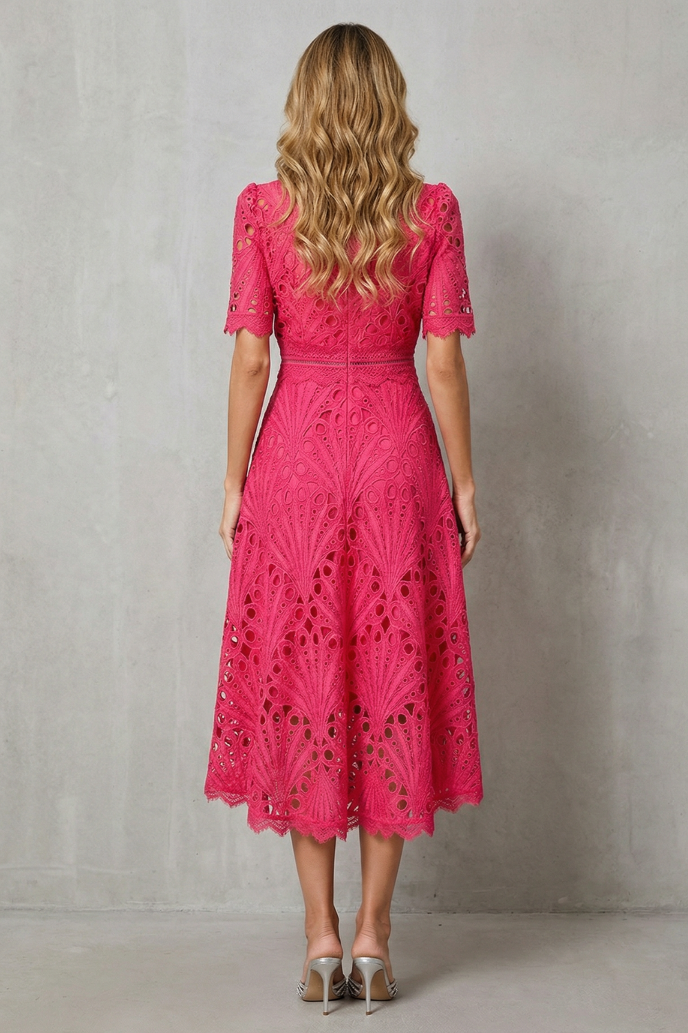 Lace Midi Dress – Fleur by Maravesse (4)