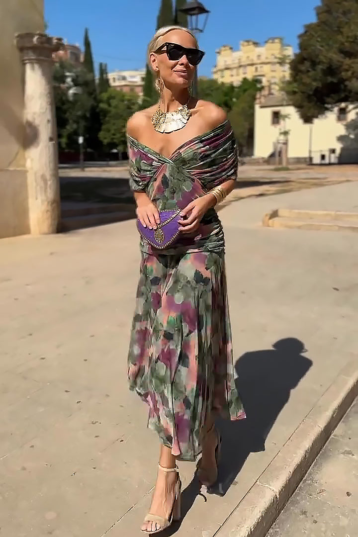 Dress in Floral Light – Celine by Maravesse