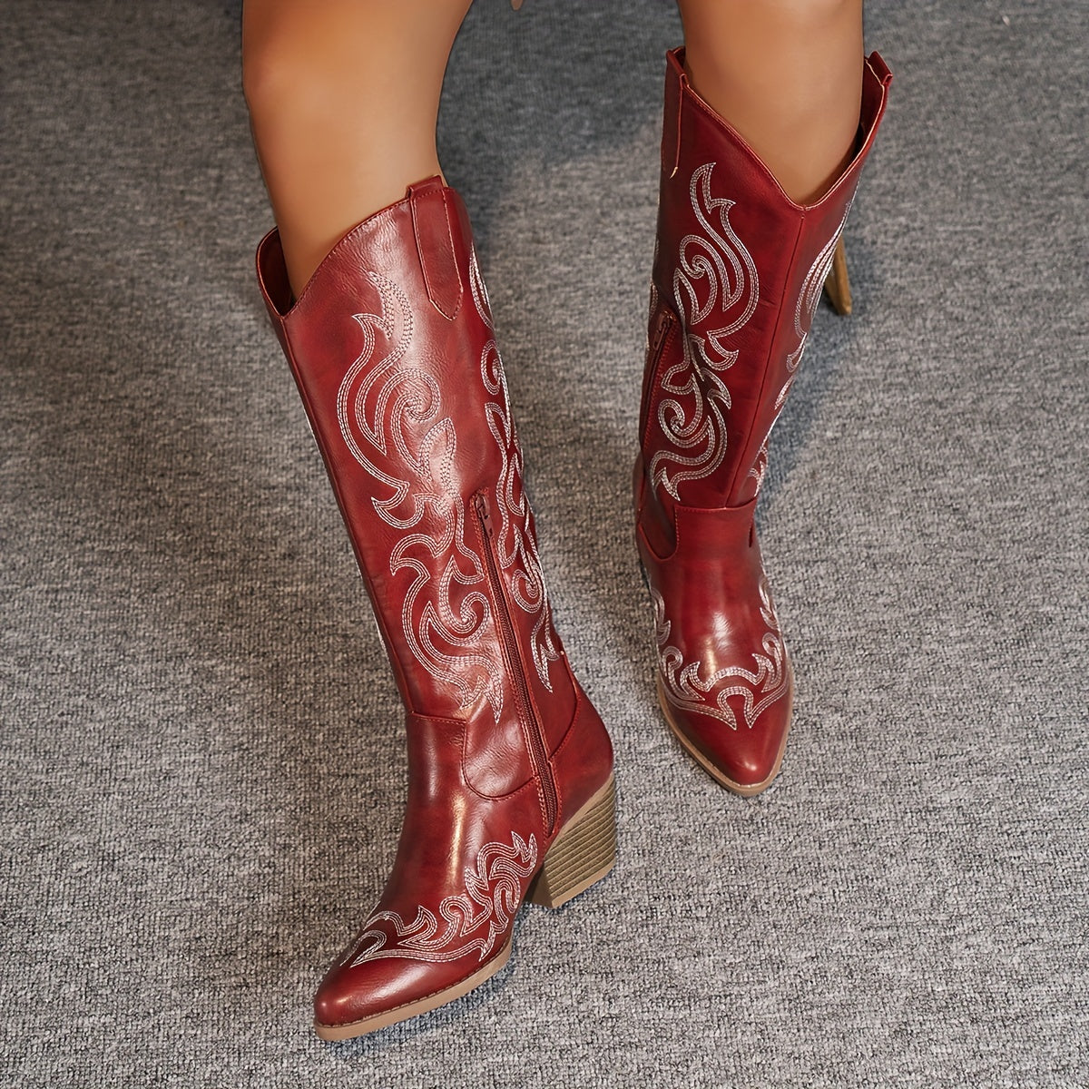 Embroidered Leather Boots – Lavinia by Maravesse (12)